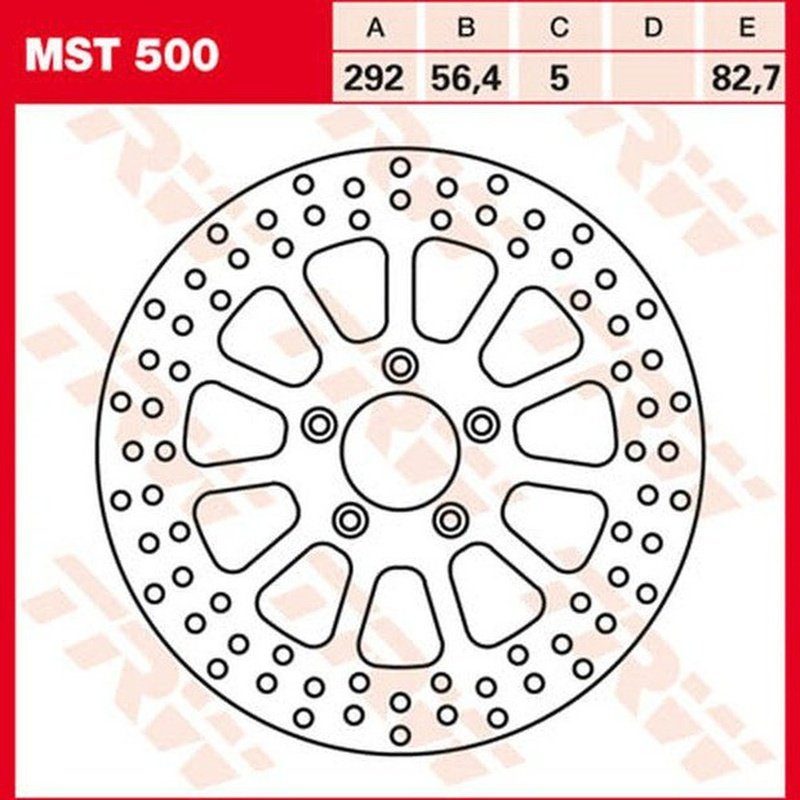 TRW MST500 Bremsscheibe vorne L/R