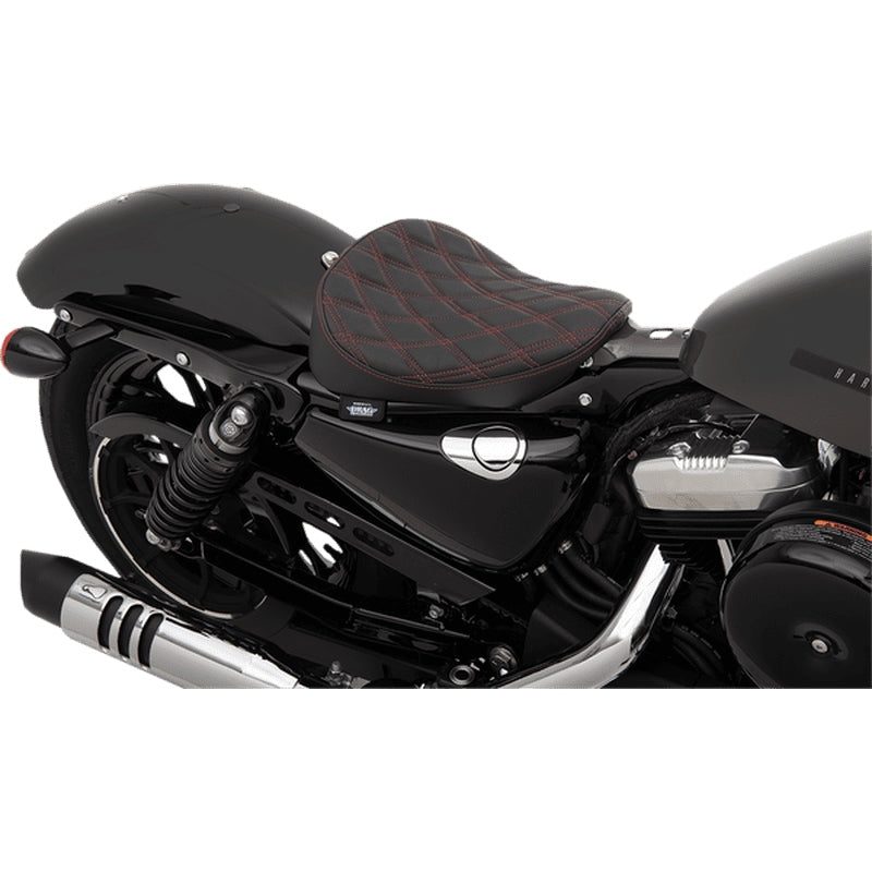 Drag Specialties Bobber Diamond Stitch Red für Sportster ab 10